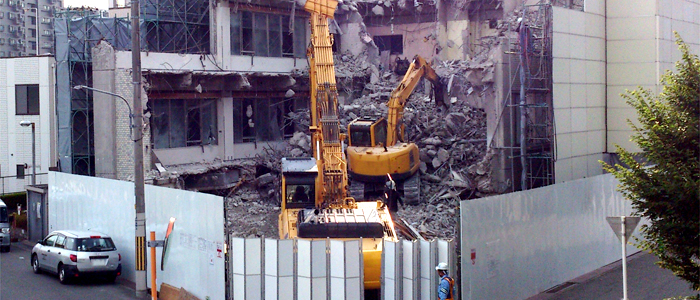 建物解体工事・土地売買